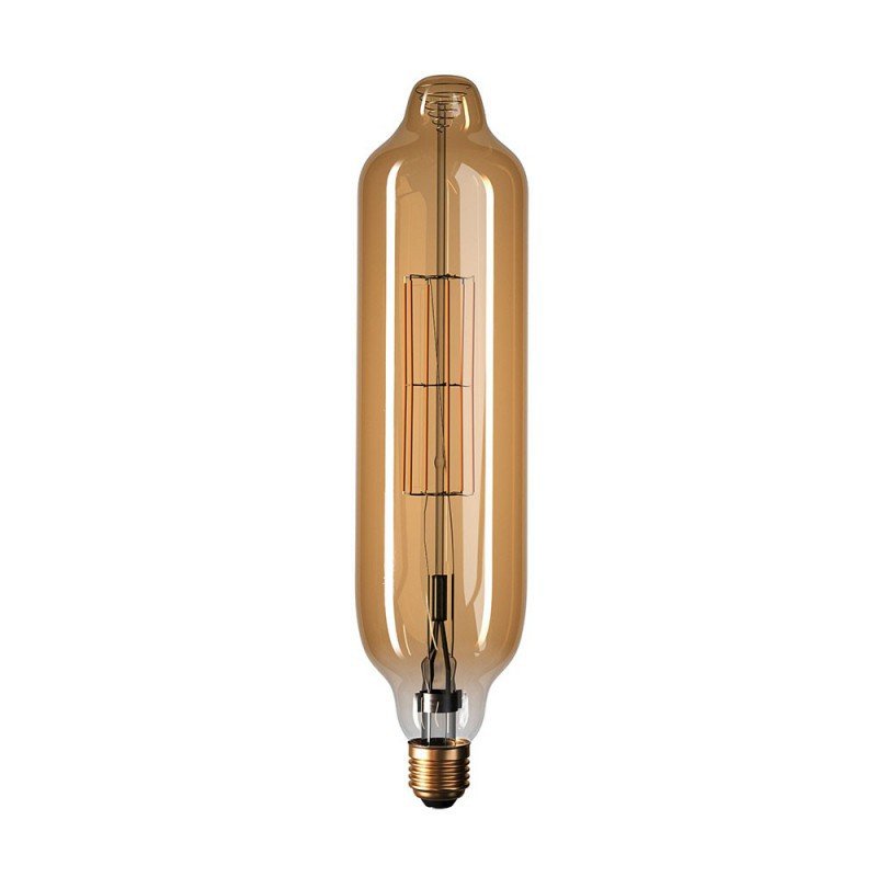 XXL LED Golden Light Bulb - Tubular T75 - 11W E27 Dimmable - DL700193 - Uneeka