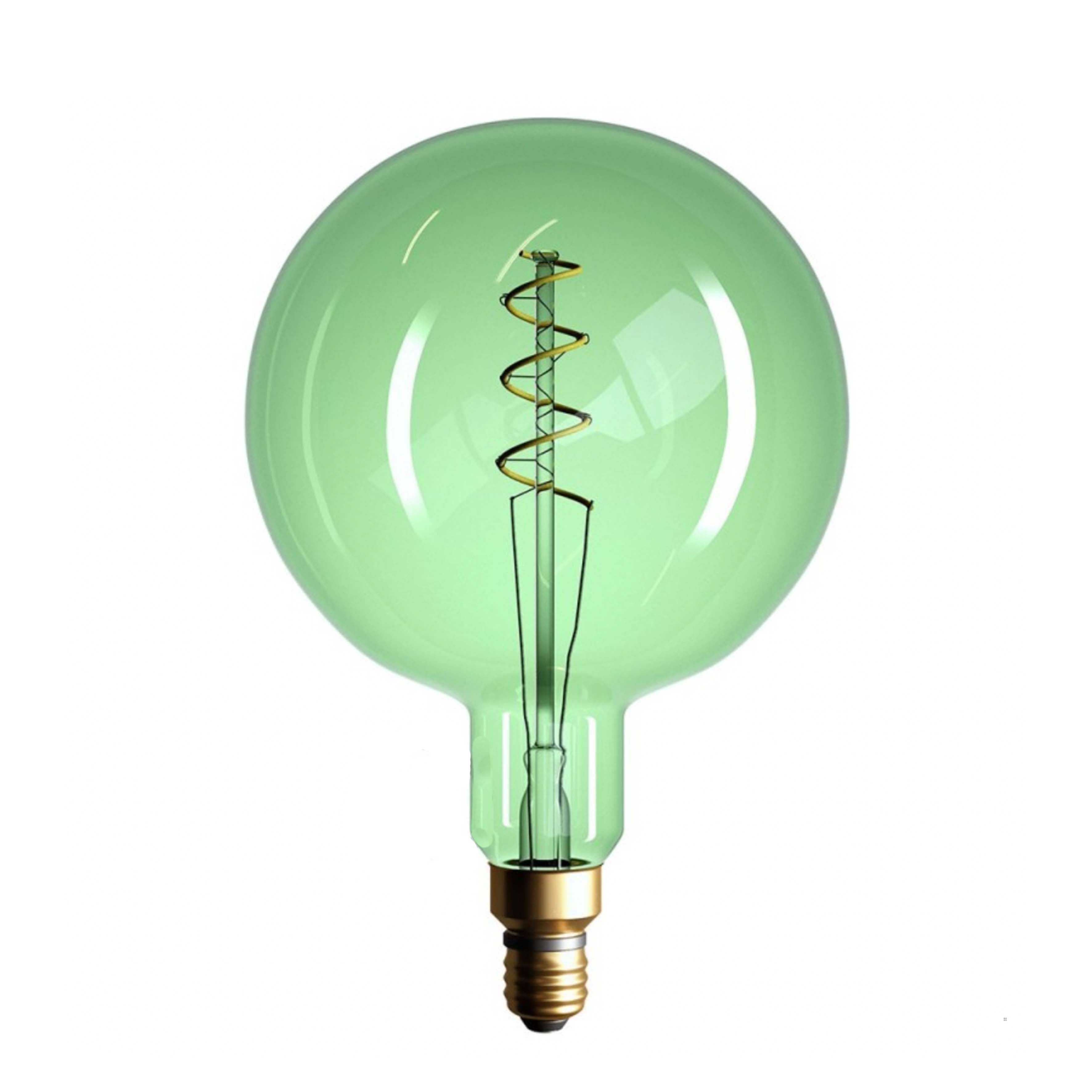 XXL LED Light Bulb - Sphere G200 Curved Double Spiral Filament - 5W E27 Dimmable - CBL700693 - Uneeka
