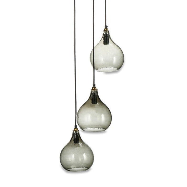 Ziva Recycled Green Glass Pendant Cluster - ZL0101 - Uneeka